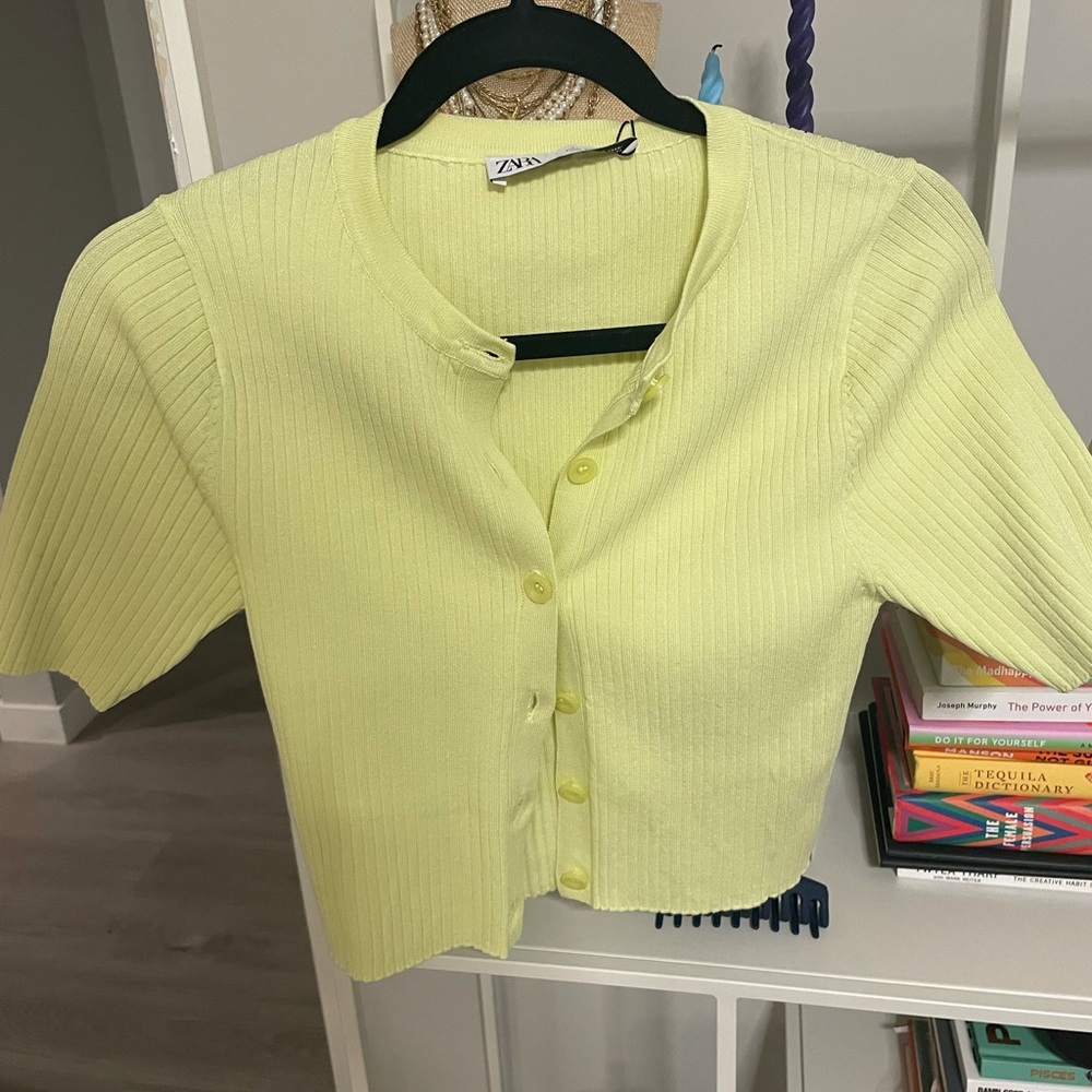 Zara neon top
